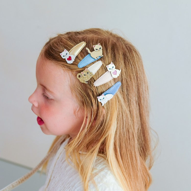 Mimi & Lula Cutey kitten mini hair clips