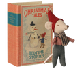 Maileg Christmas mouse, Baby in book