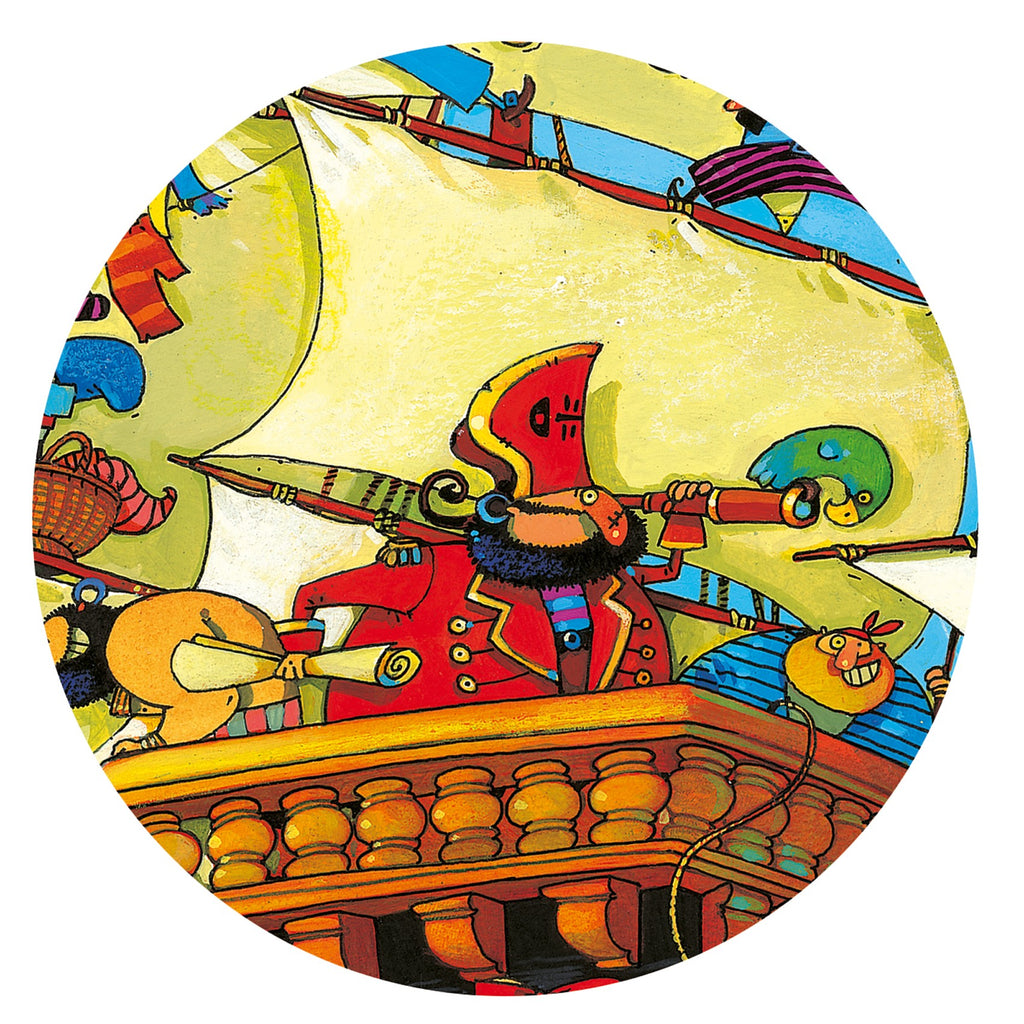 Djeco Silhouette 54 Piece Puzzle - Barbarossas Boat