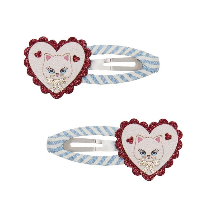 Mimi & Lula Scalloped Kitty Hair Clips