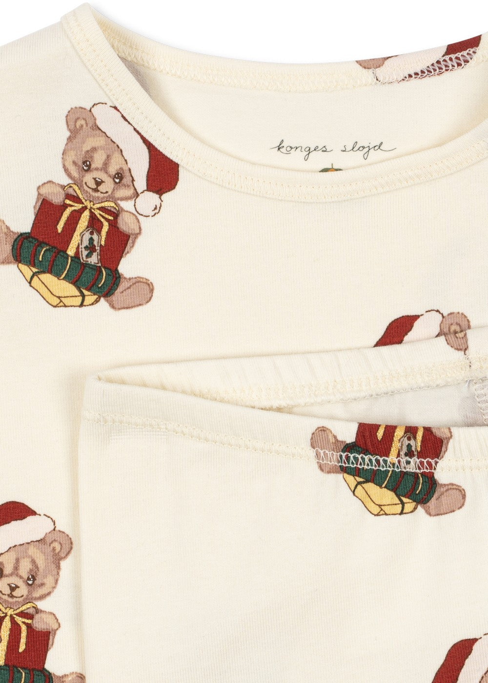 Konges Sløjd Basic Blouse/Pants Set - Teddy Bear