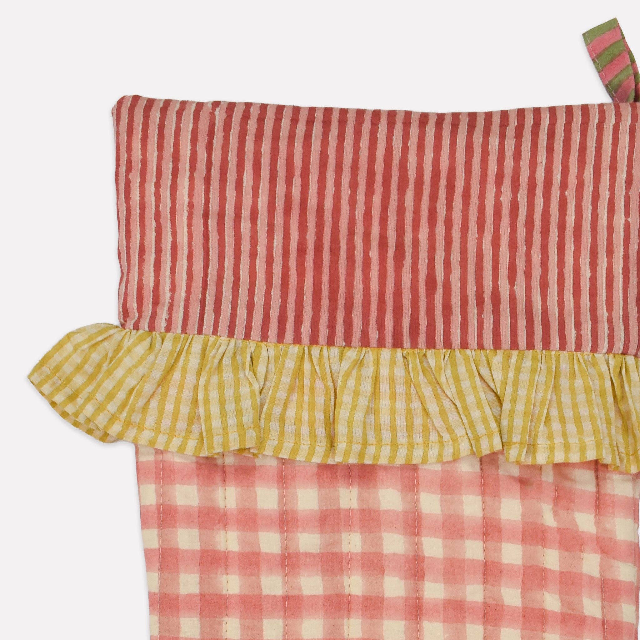 YONDER Christmas Stocking | Gingham | Floss