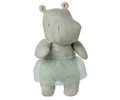 Maileg Safari friends, Hippo w. skirt, Small - Mint