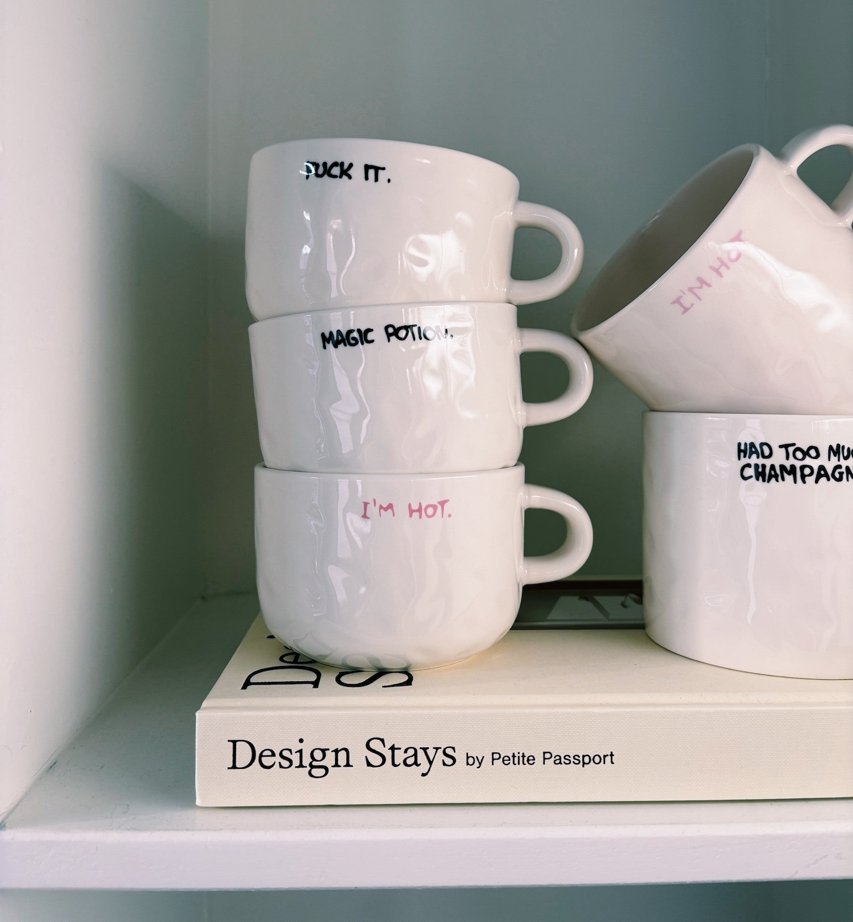 Anna + Nina Shut Up Cappucino Mug