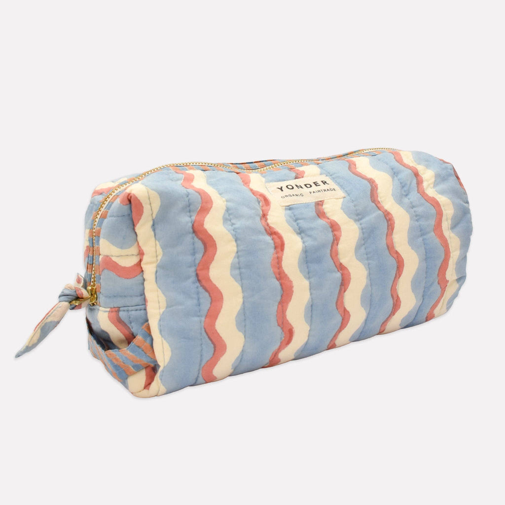 YONDER Quilted Wash Bag | Wiggle | Sky