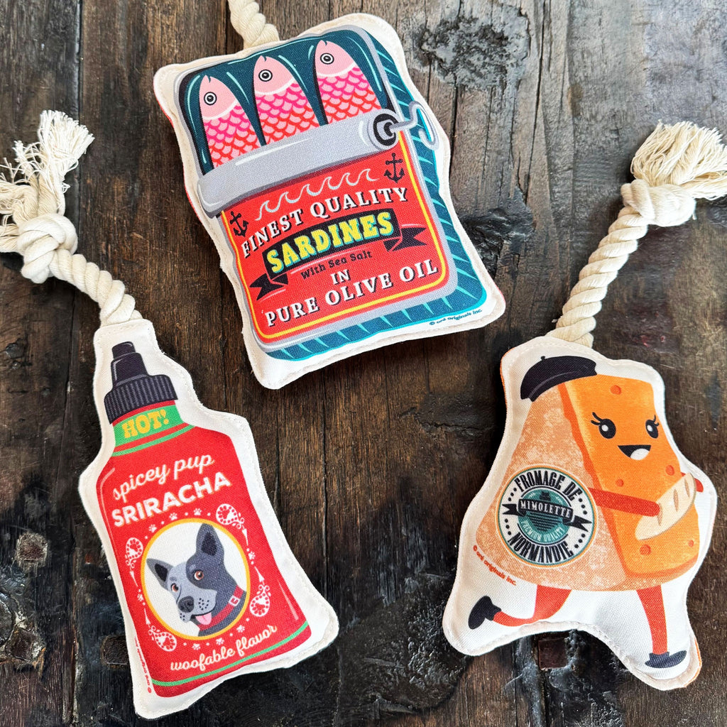 Speckle & Spot Pet Rope Toy - Sardines