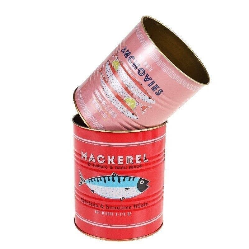 Medium Fish Storage Tins (Set of 2)