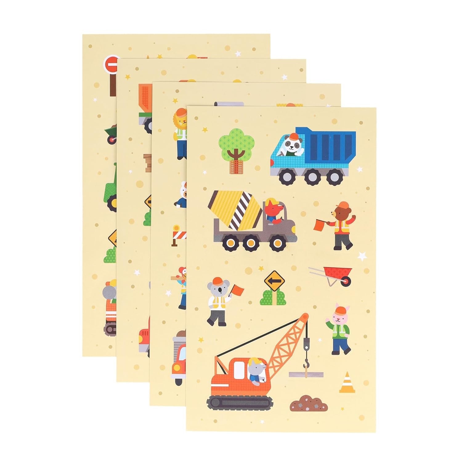MINI STICKER SET: LITTLE BUILDERS