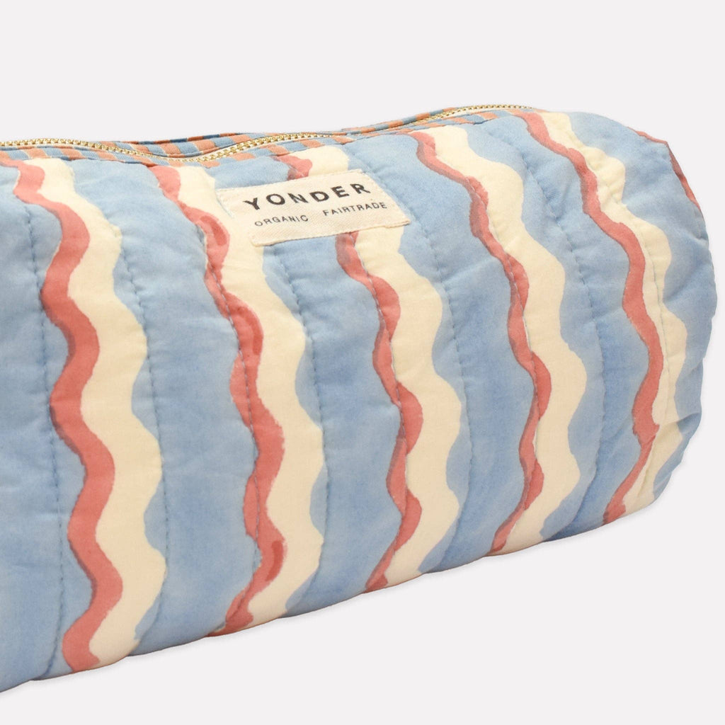 YONDER Quilted Wash Bag | Wiggle | Sky