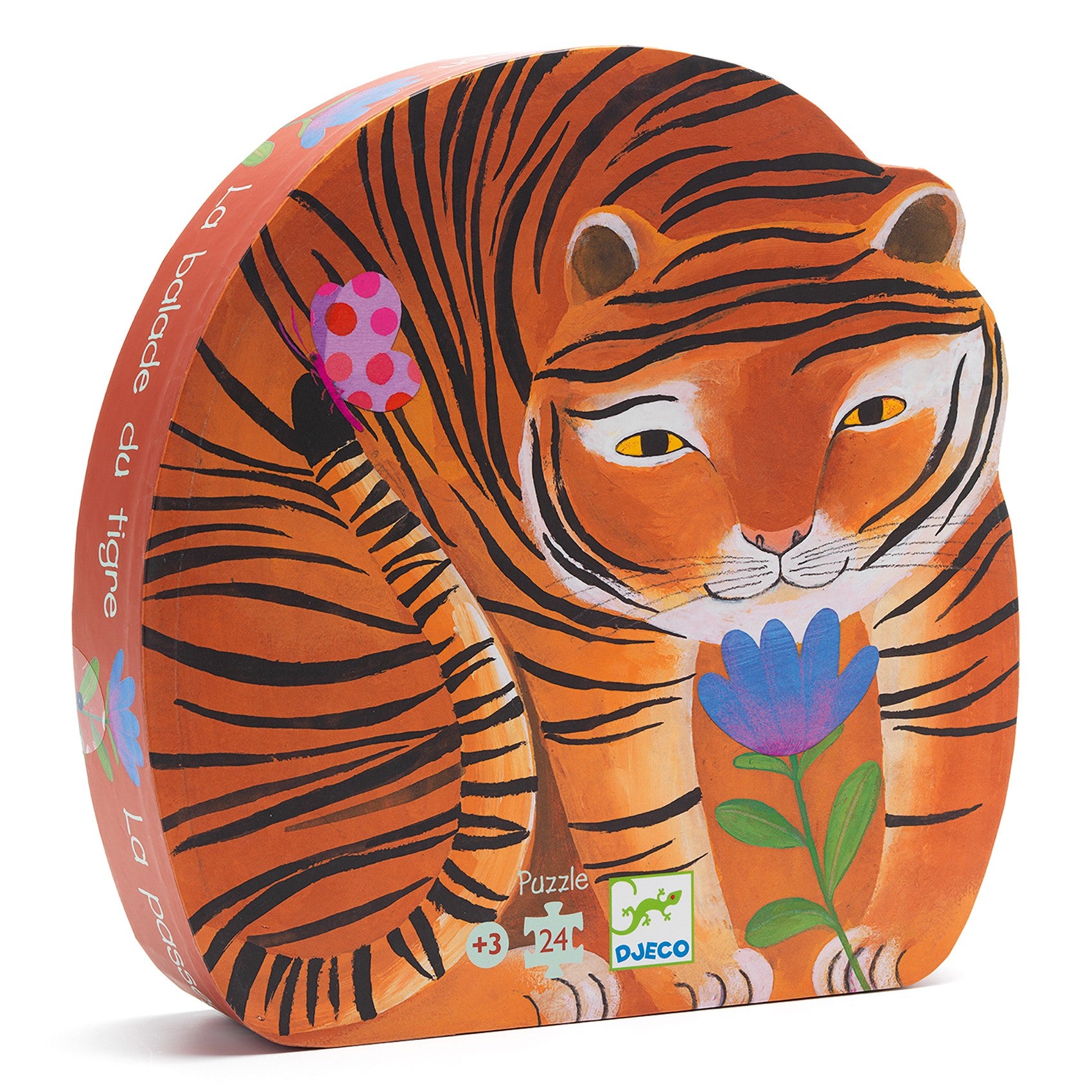 Djeco Silhouette 24 Piece Puzzle - The Tigers Walk