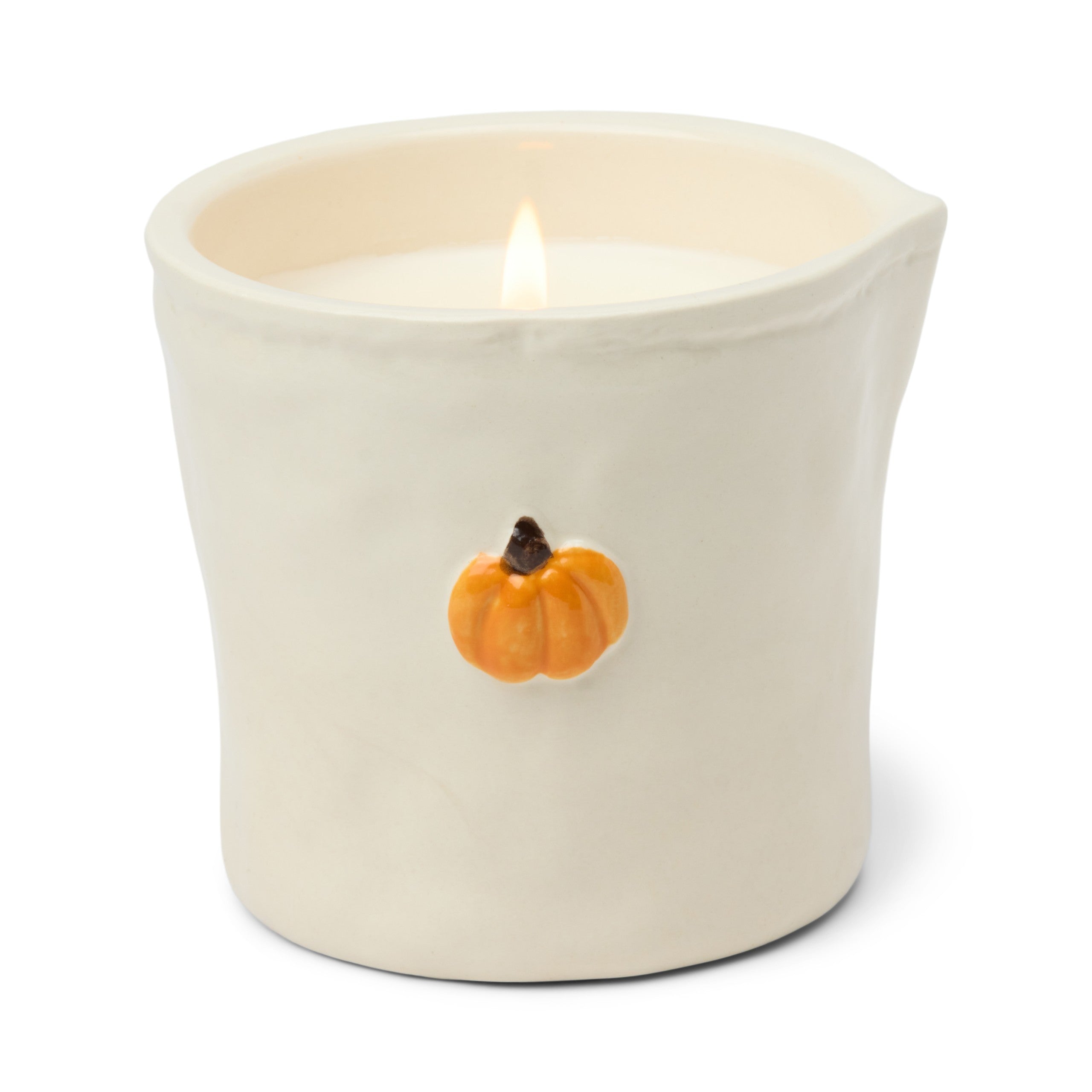 Paddywax Bistro 8oz/226g Pumpkin Embossed Ceramic Candle - Pumpkin Spice
