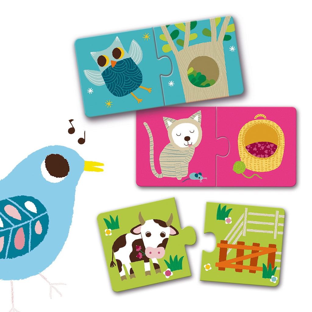 Djeco Duo Habitat Puzzle