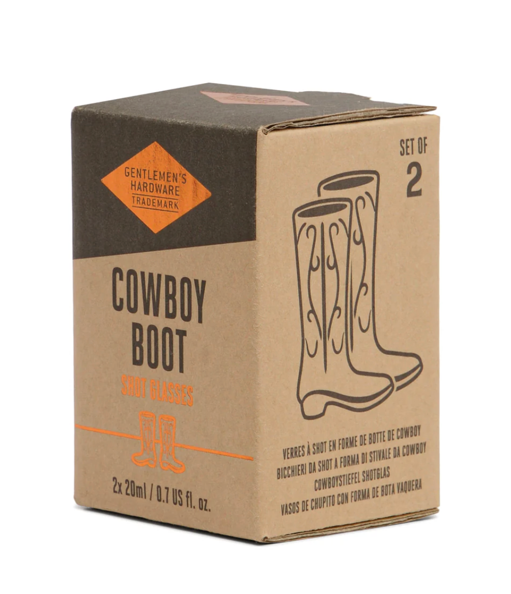 Cowboy Boot Shot Glasses (set of 2)