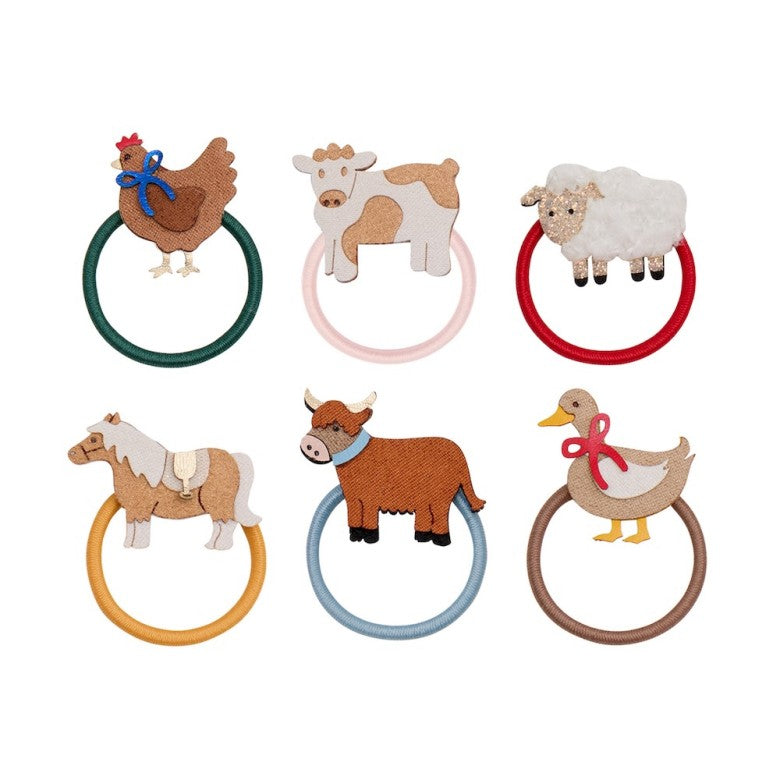 Mimi & Lula Fun Farm Mini Hair Ties