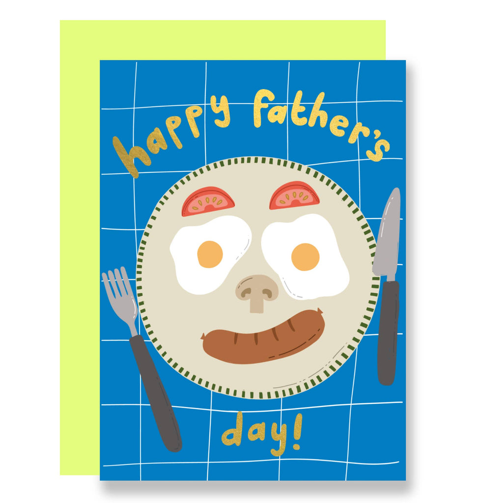 Father's day fry up - gold foil