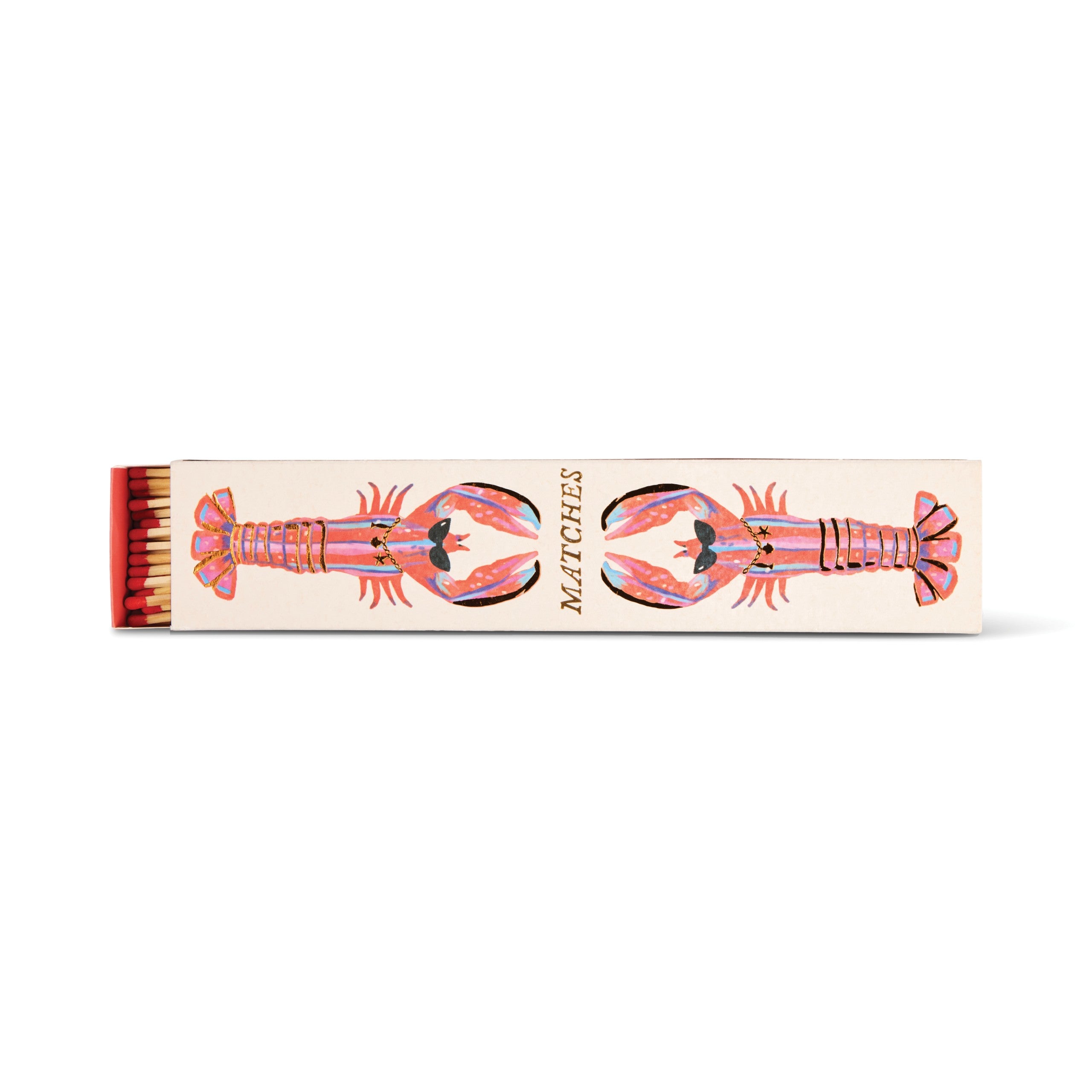 Paddywax Slender Boxed Matches (45 pcs) - Lobsters