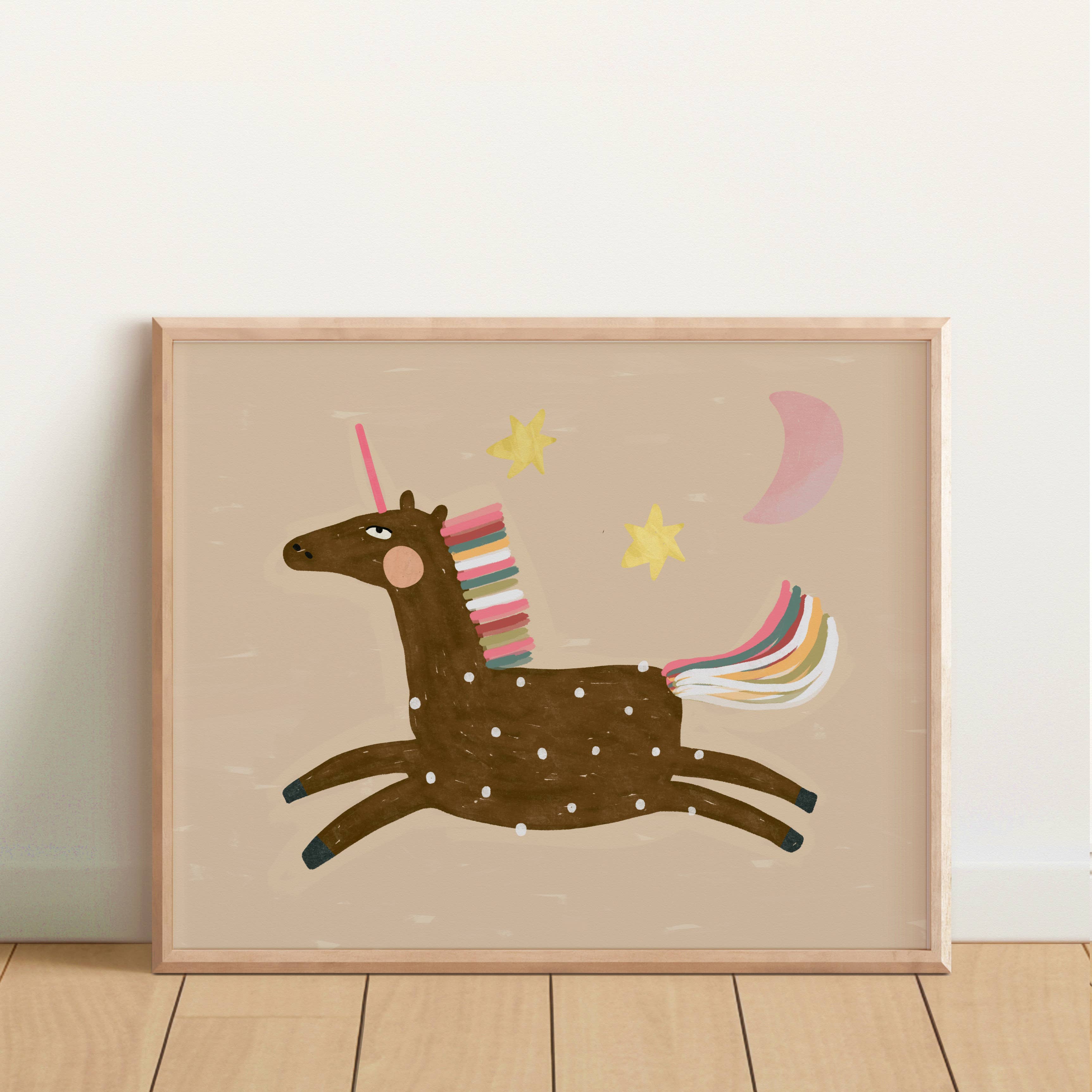 Unicorn print, magical decor