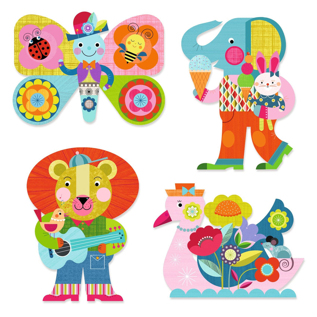 Djeco Magic Water Colouring Boards - Animalo Len