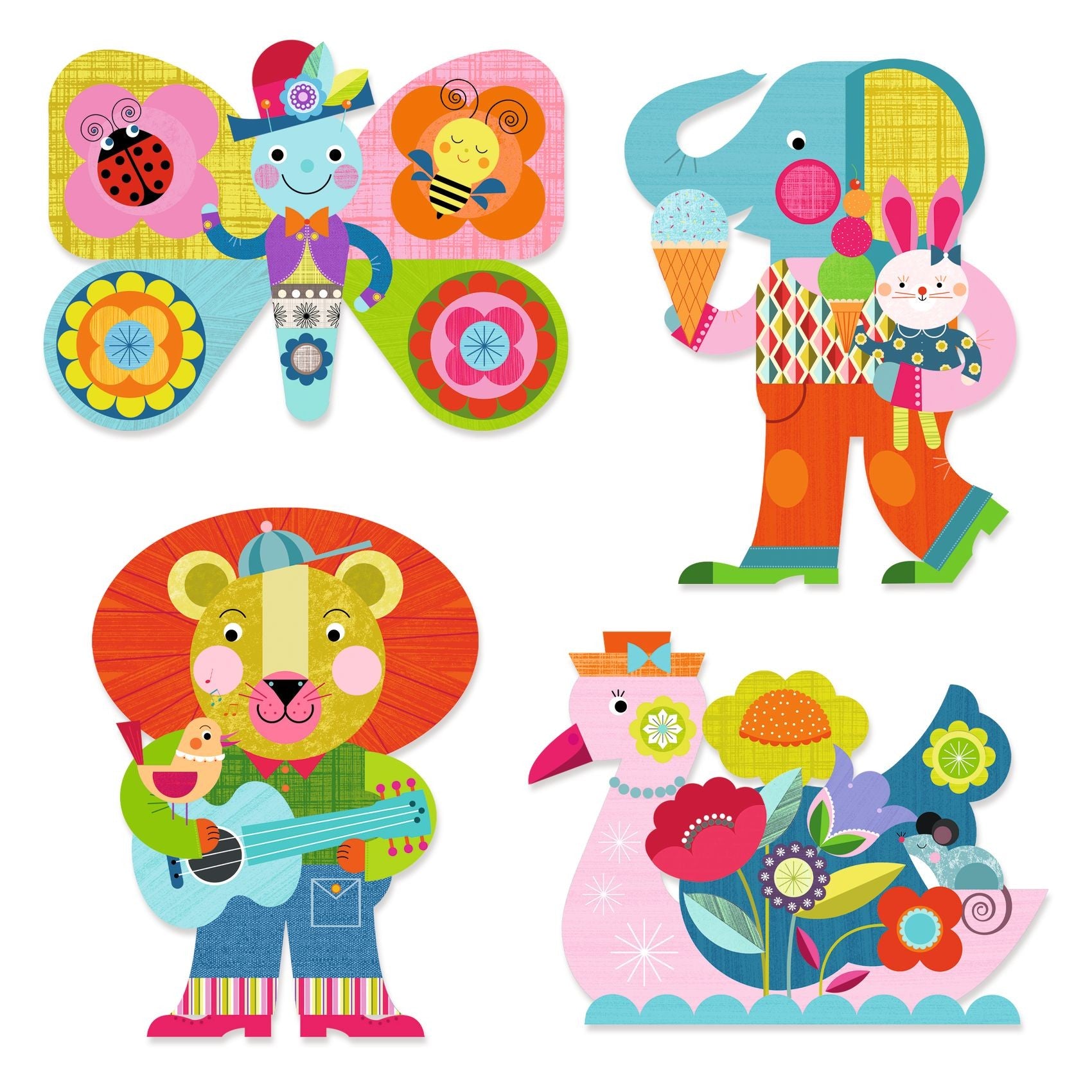 Djeco Magic Water Colouring Boards - Animalo Len