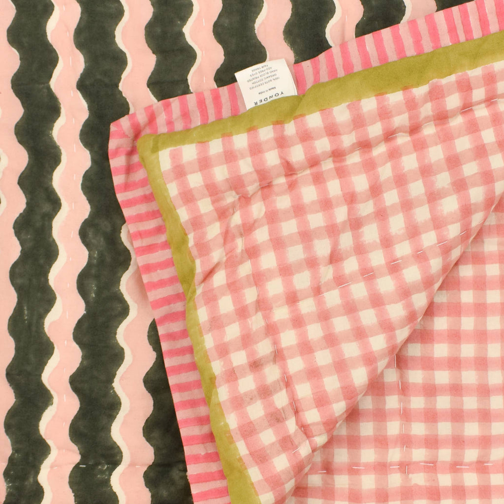 Organic Cotton Quilt | Whirly | Fern
