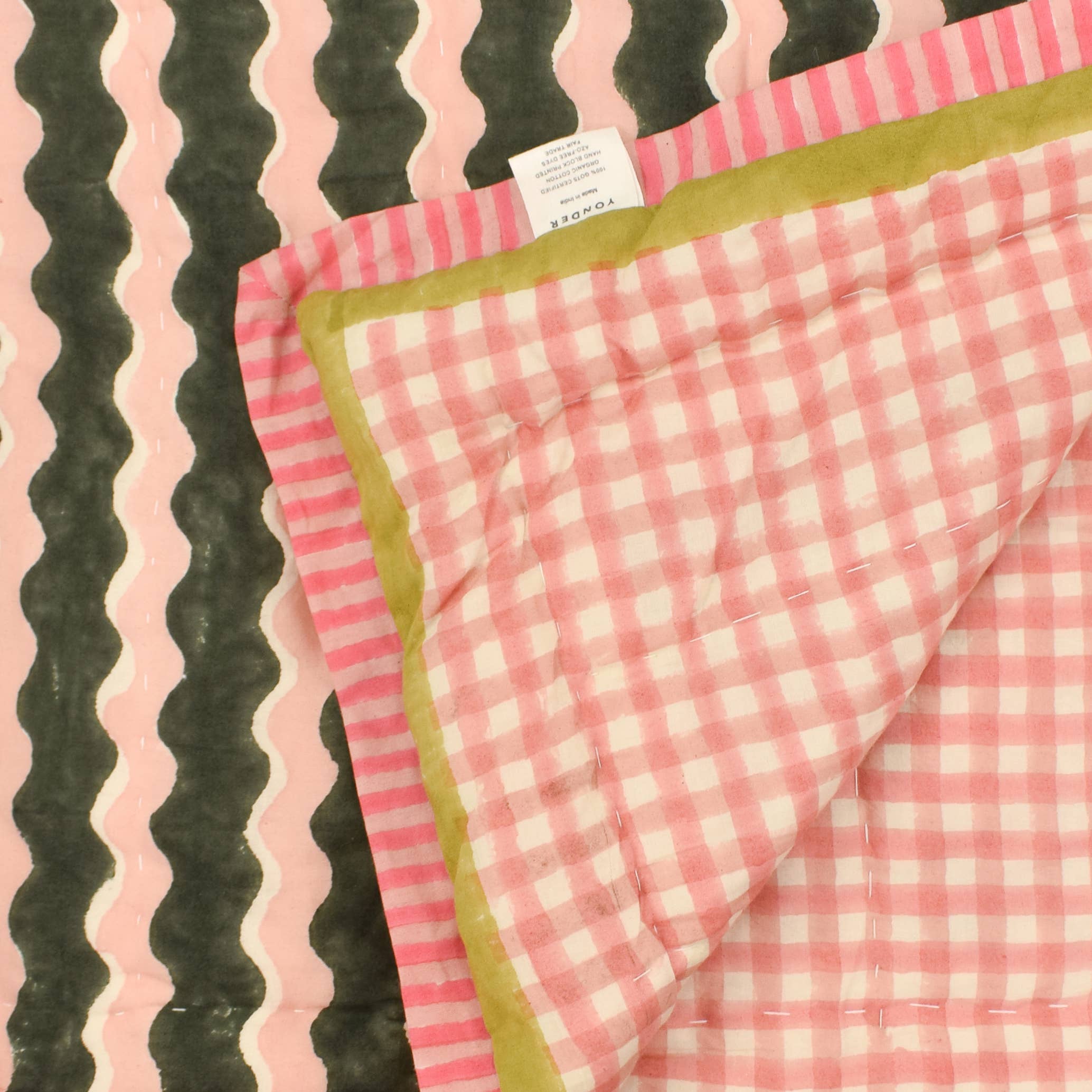 Organic Cotton Quilt | Whirly | Fern