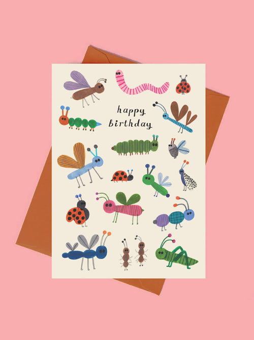 BUGS birthday card