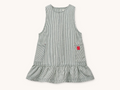 Liewood Angelica Stripe Denim Frill Dress