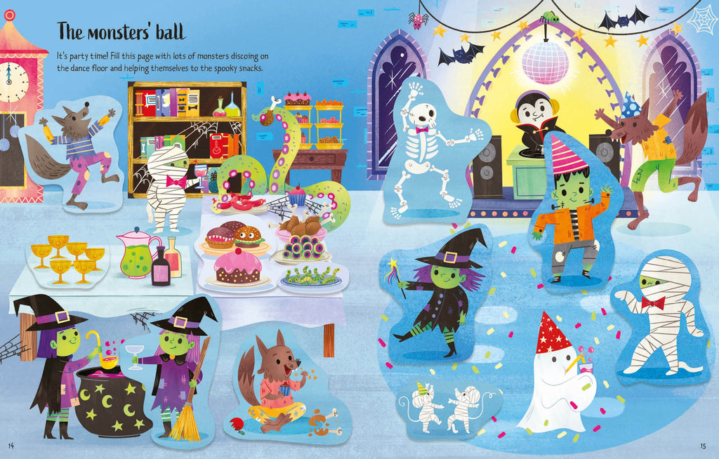 FIRST STICKER BOOK: HALLOWEEN (PB)