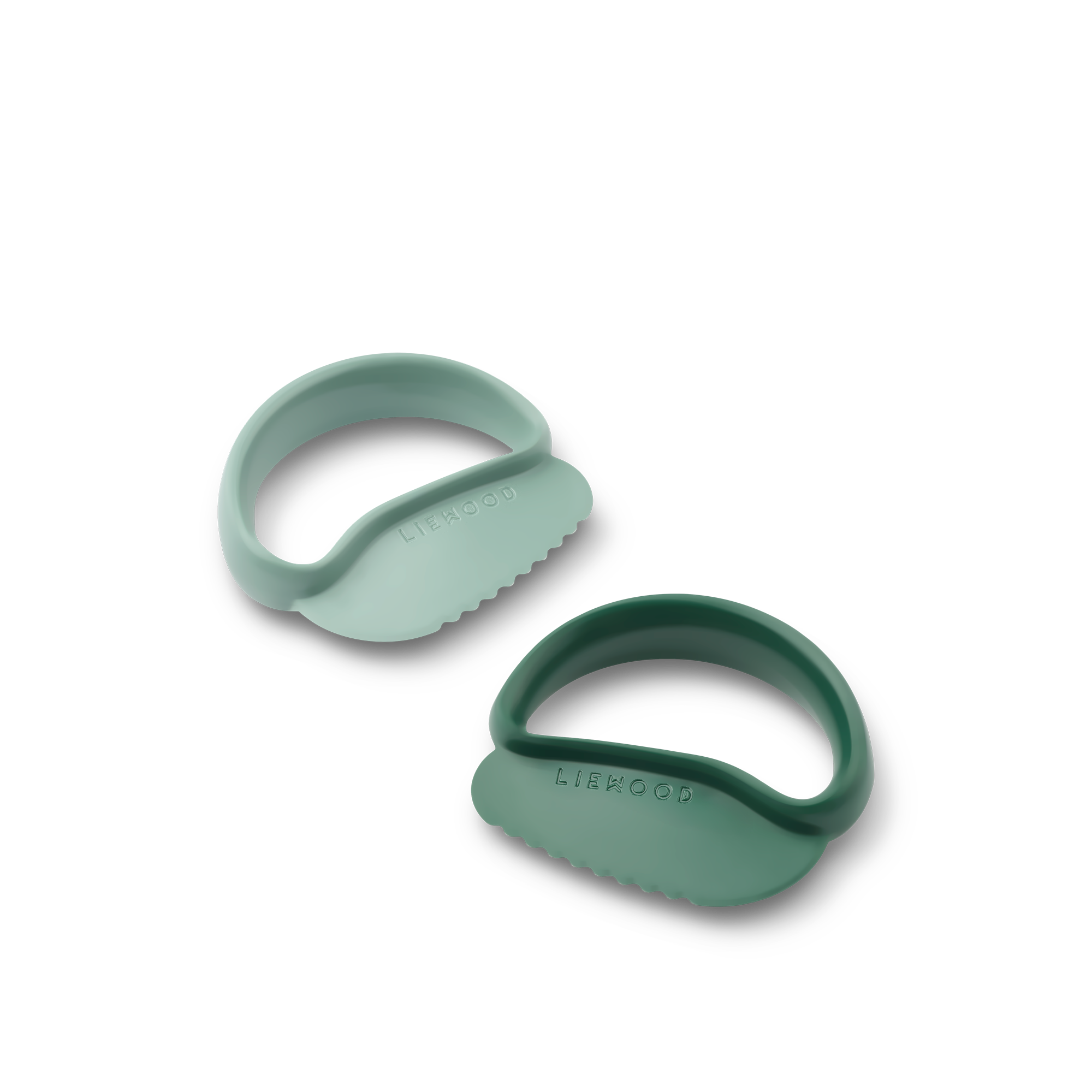 Liewood RIVEN Toddler Safe Cutter 2-Pack Peppermint / Garden green