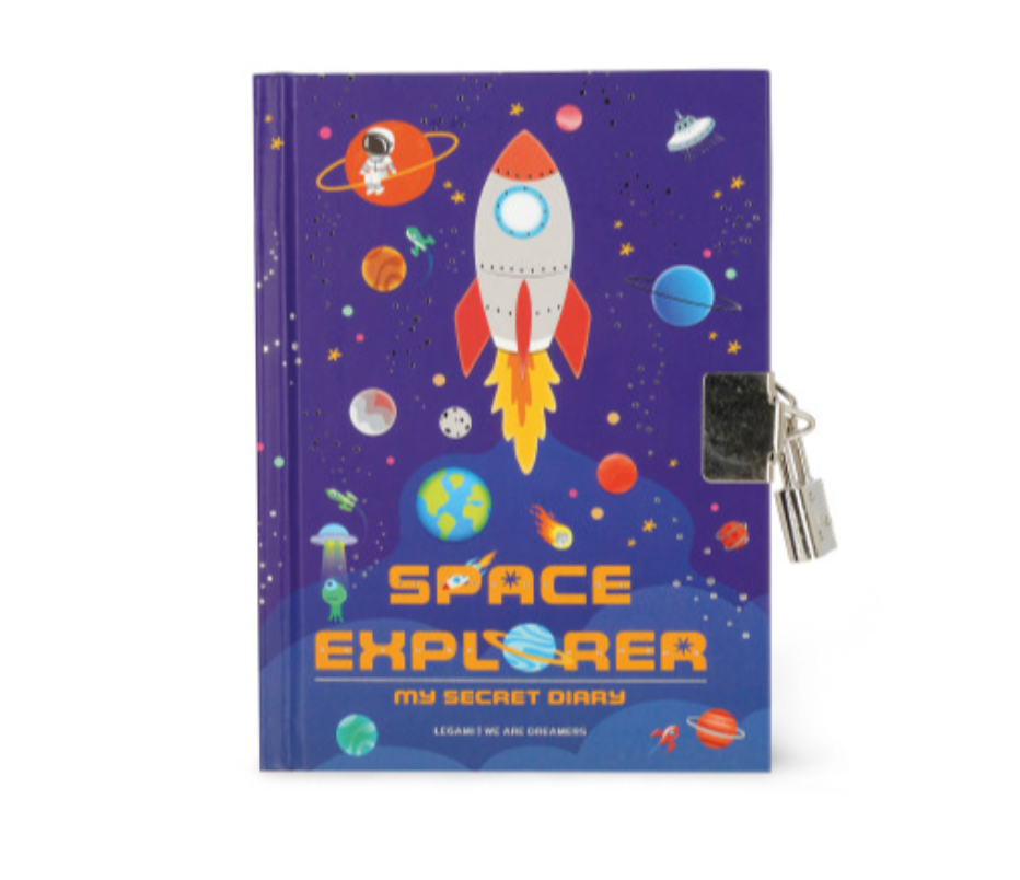 Legami My Secret Diary - Secret Diary With Padlock - Space