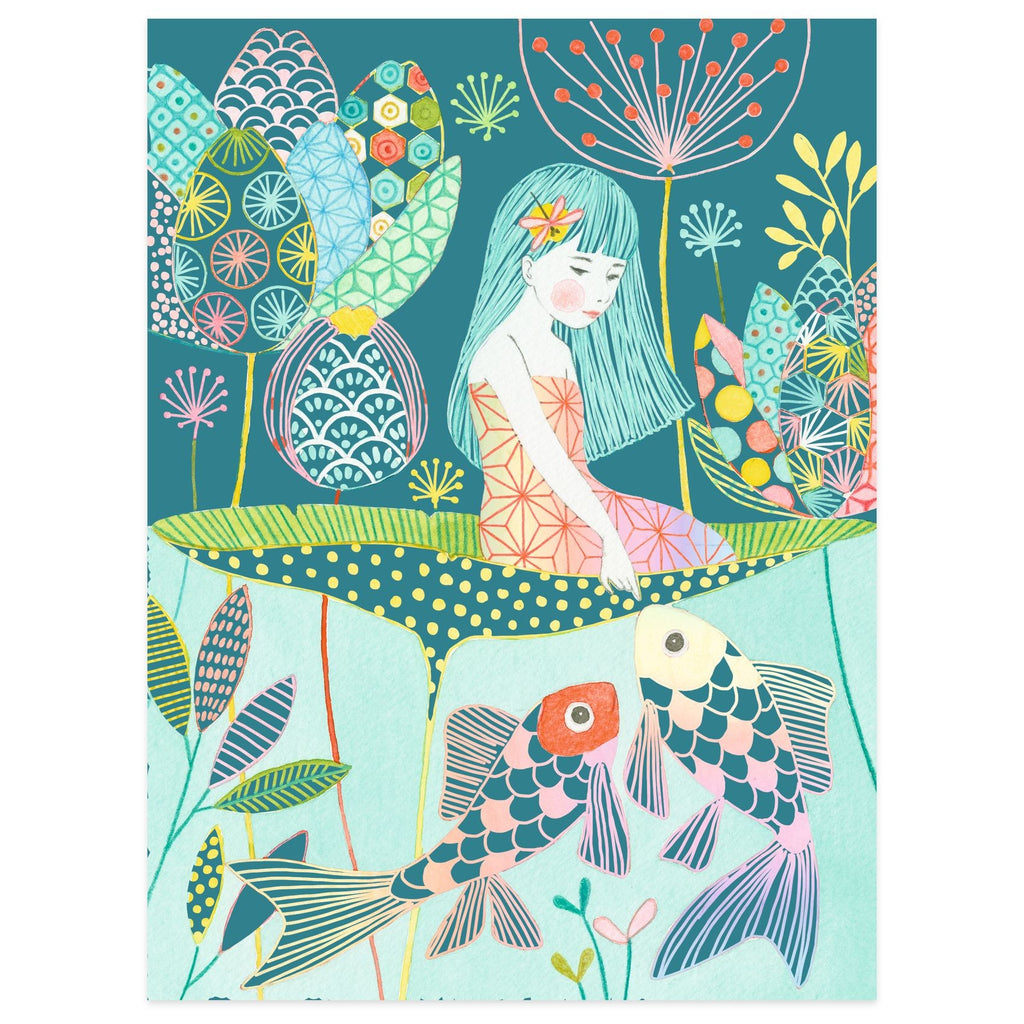 Djeco The Pond Scratch Card Set