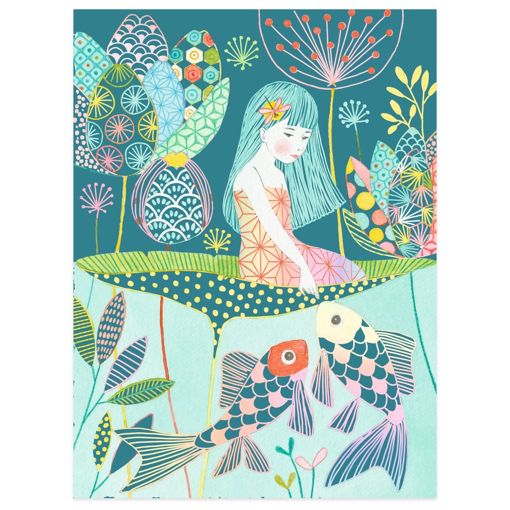 Djeco The Pond Scratch Card Set