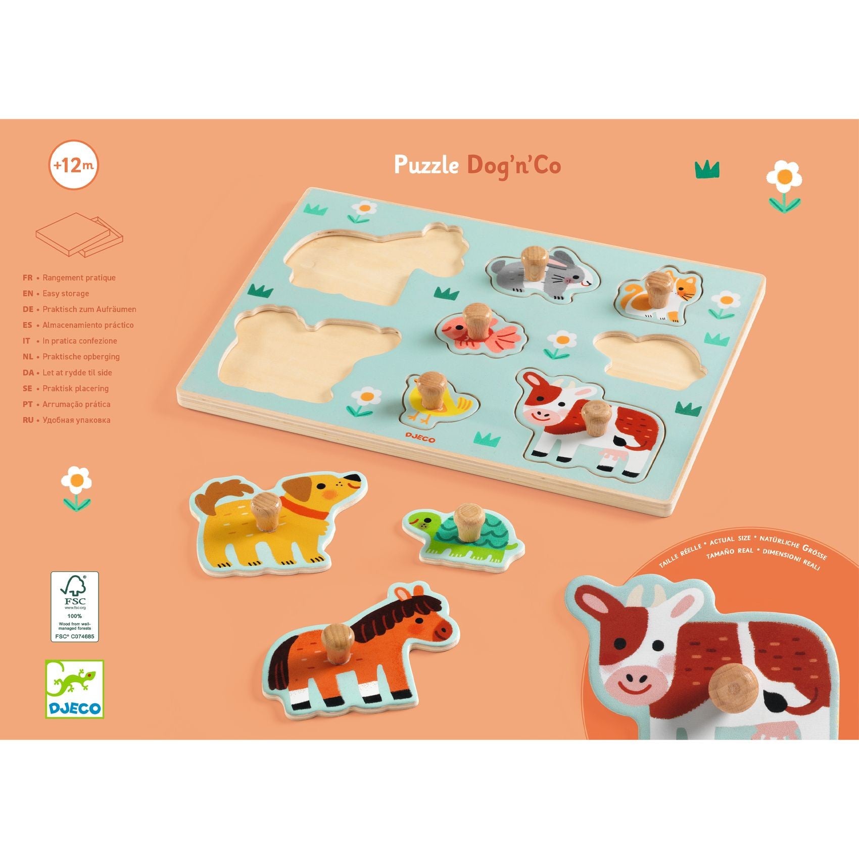 Djeco Dog and Co Puzzle