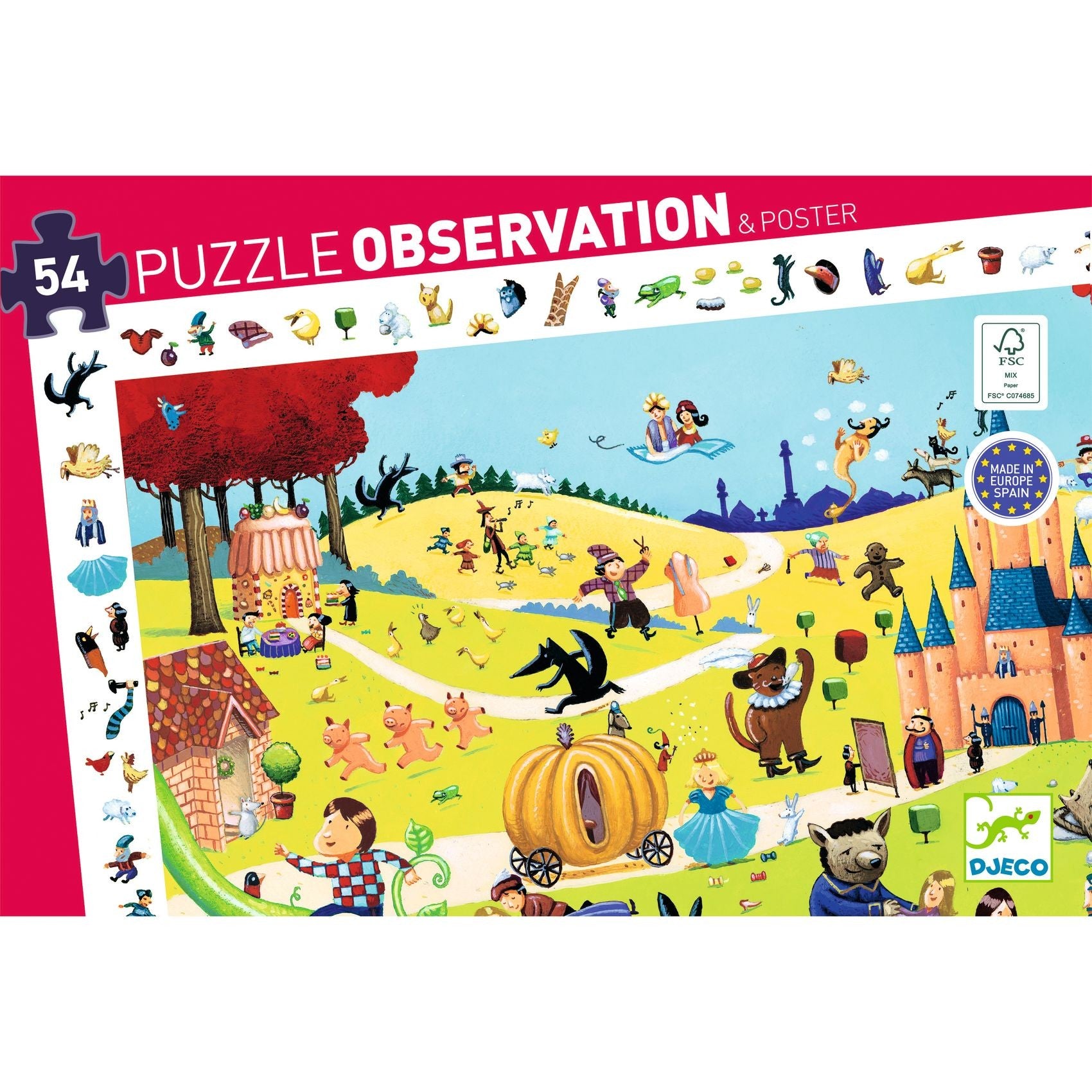 Djeco 54 Piece Tales Jigsaw Puzzle