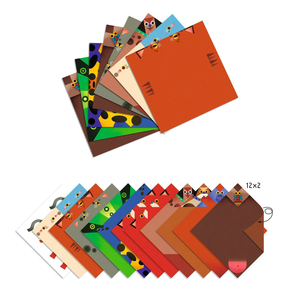 Djeco Jumping Animals Origami Craft Kit