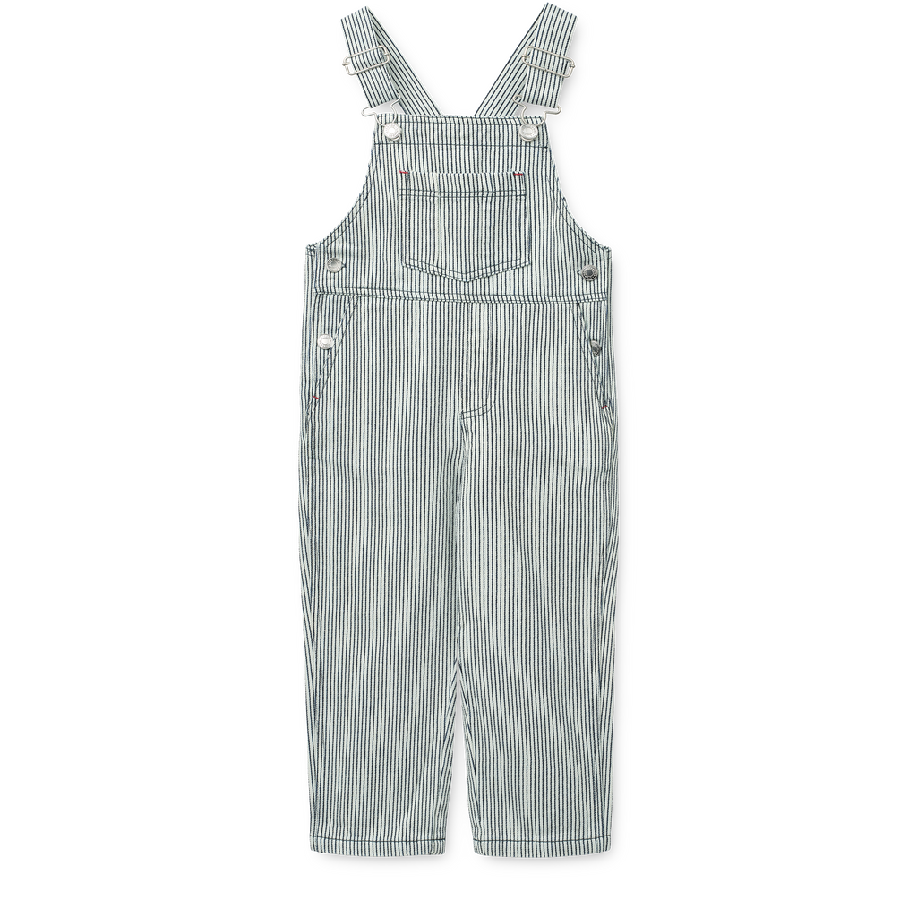 Liewood Delani Stripe Denim Dungarees