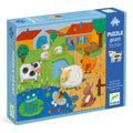 Djeco Tactile Farm Puzzle Multi