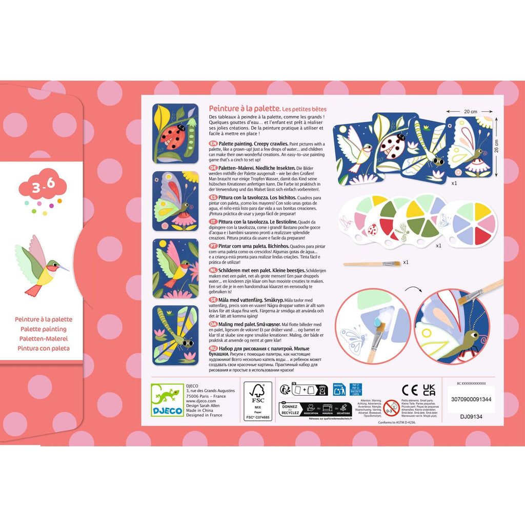 Djeco Painting Craft Set - Creepy Crawlies