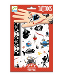 Djeco Pirates Temporary Tattoos