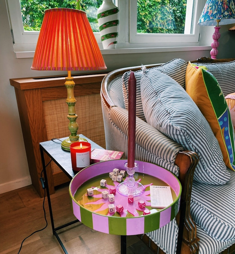 Anna + Nina - Lennon Lamp Stand Pink
