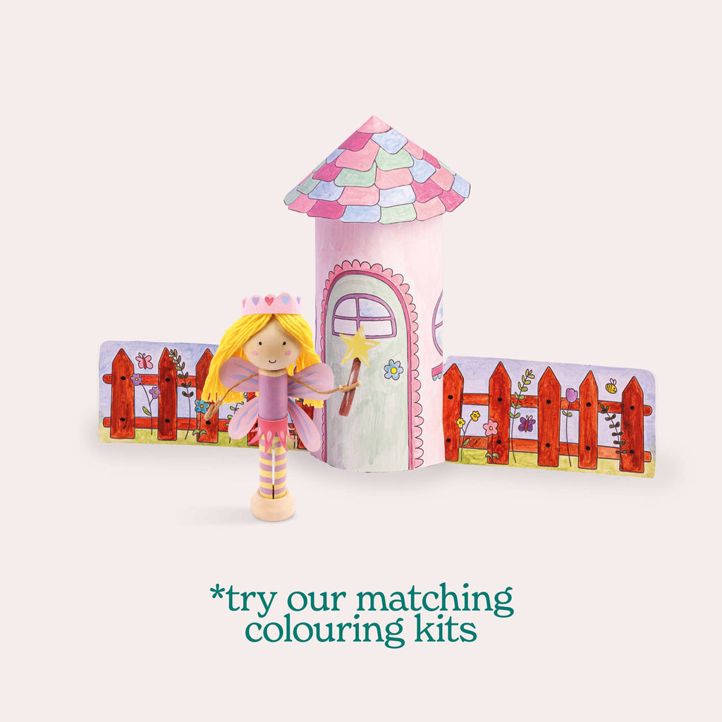 Make Your Own Fairy Craft Kit - Wooden Painting Gift Set