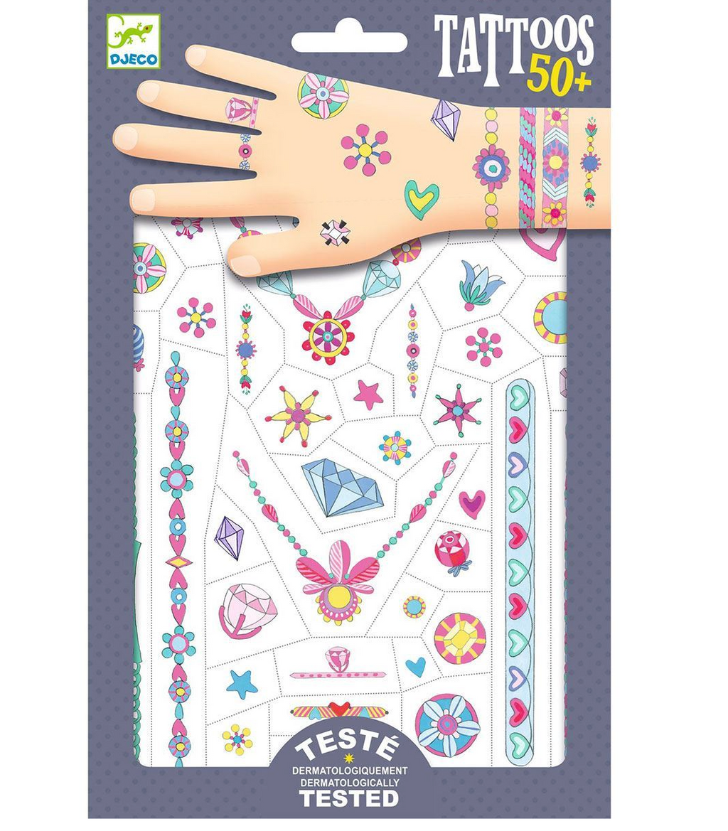 Djeco Jenni's Jewels Temporary Tattoos