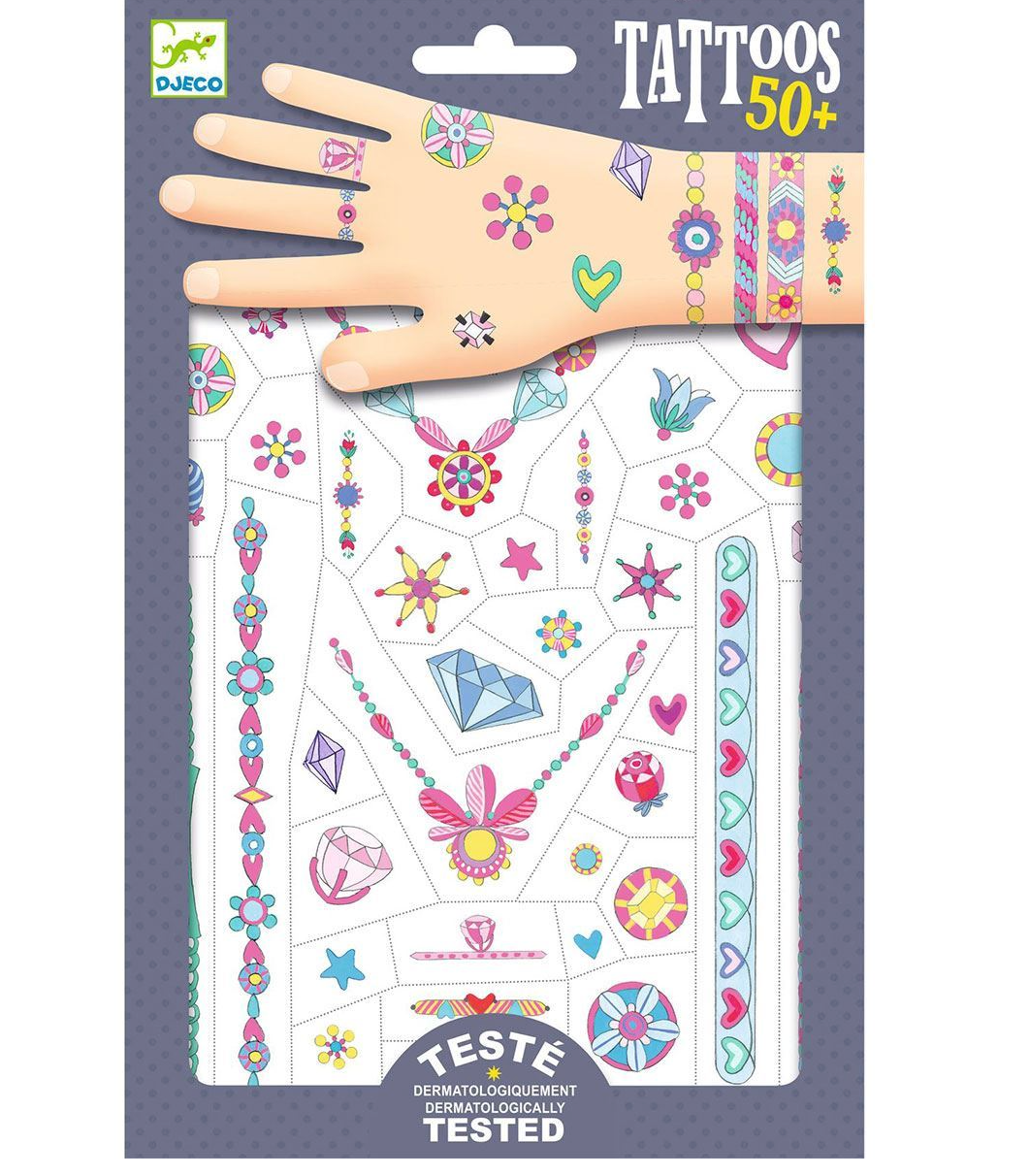 Djeco Jenni's Jewels Temporary Tattoos