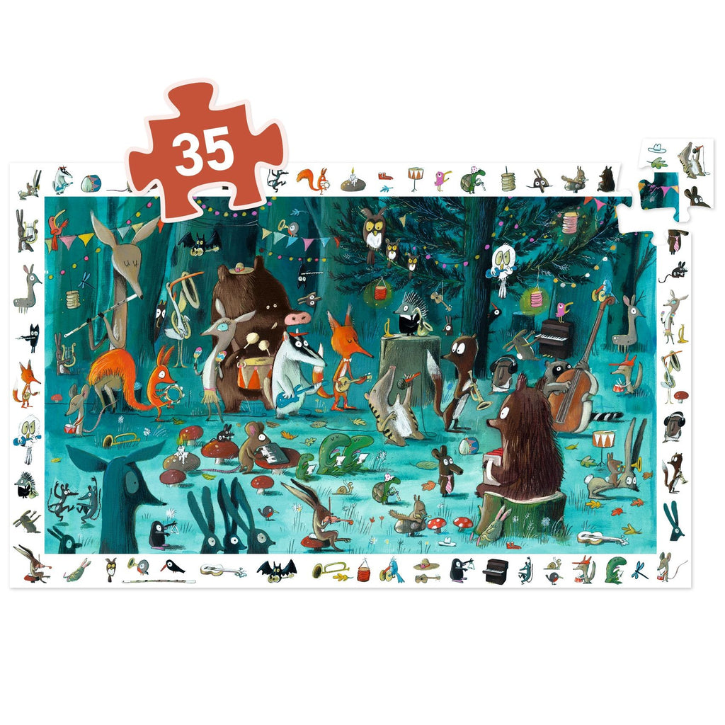 Djeco 35 Piece Orchestra Observation Jigsaw Puzzle
