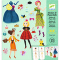Djeco Massive Fashion Paper Dolls Craft Activity