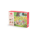 Moulin Roty 4 mini puzzles 'seasons' (4x12 pcs) - La Grande Famille