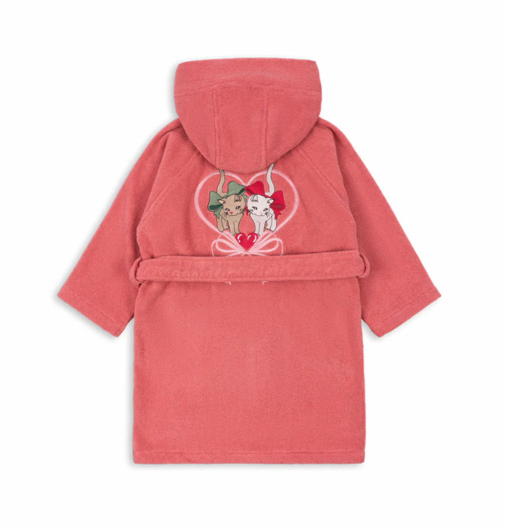 Konges Sløjd Terry bathrobe Flamingo Plume