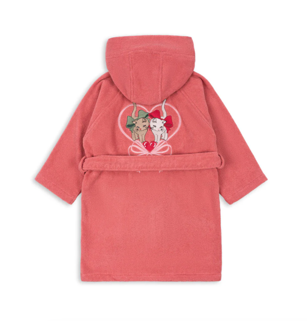 Konges Sløjd Terry bathrobe Flamingo Plume