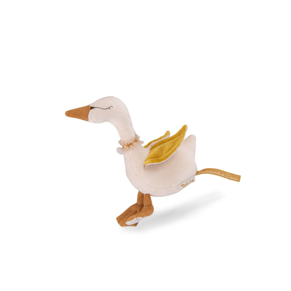 Moulin Roty Golden swan rattle - La Petite Ecole de Danse