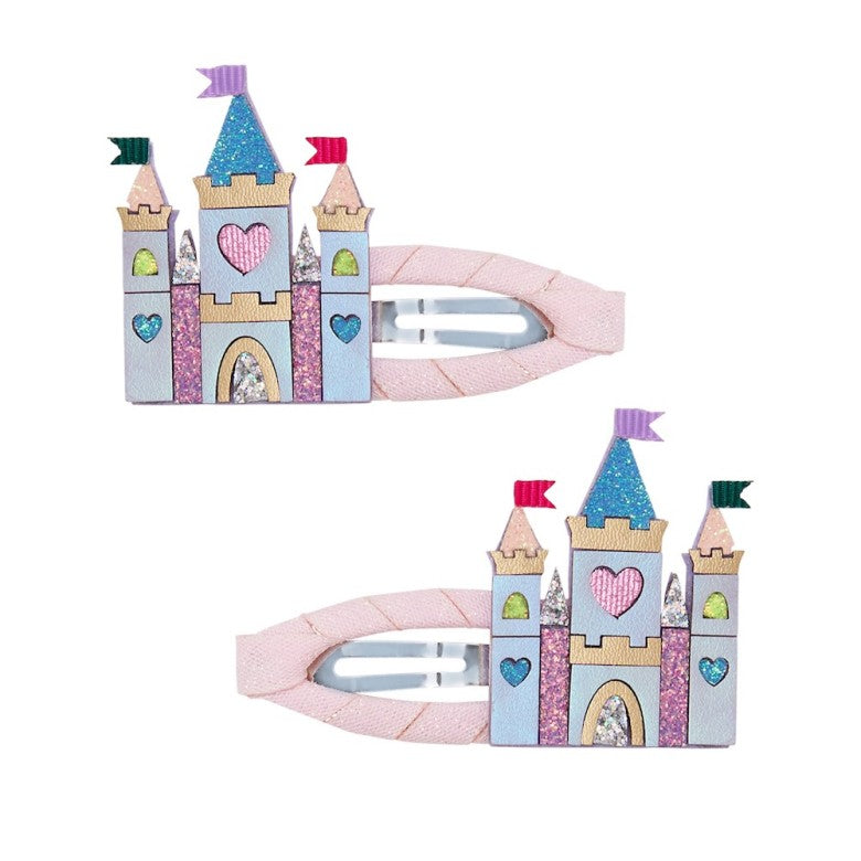 Mimi & Lula Rainbow Castle Hair Clips